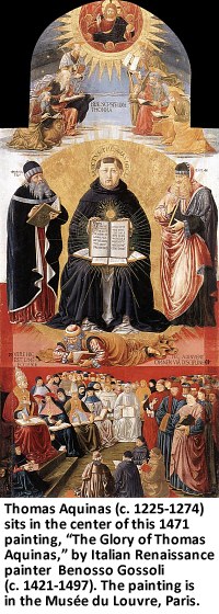 “The Glory of Thomas Aquinas,” by Benozzo Gozzoli