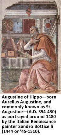 Augustine of Hippo by Botticelli