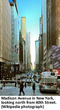Madison Avenue (Wikipedia photograph)