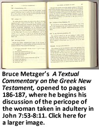 A Textual Commentary on the Greek New Testament, pages 186-187